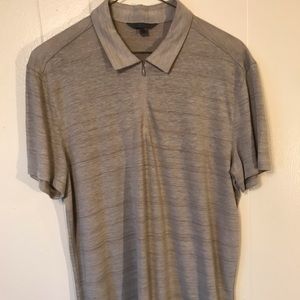 John Varvatos Collection Linen Polo